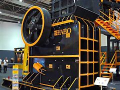 Fabo CLK-130 | 320-600 TPH PRIMARY JAW CRUSHER