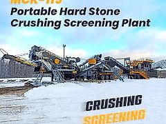 Fabo MCK-115 MOBILE CRUSHING & SCREENING PLANT FOR HARDSTONE | 180-300 TPH READY IN STOCK