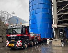 Constmach cement silo Cement Silo With A Capacity Of 1000 Tons In Customer-Specific