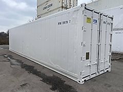 40 Fuß High Cube, Carrier Kühlaggregat, frisch lackiert in RAL 9003